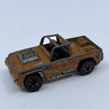 Hot Wheels Baja Bruiser Die-Cast Truck, Orange Red stripe on tires — listing 4
