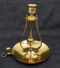 Vintage Brass Nautical Ship Oil Lamp Lantern with Glass Chimney Yes - there is a name/mark I can read — listing 3