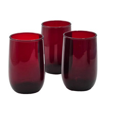 Vintage Royal Ruby Red Glass Tumbler, listing 2