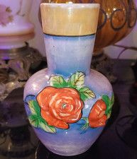 Vintage Japanese Peach Lusterware Twin-Handled Vase — listing 2