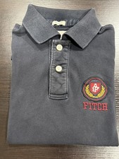 Abercrombie & Fitch Muscle Fit Navy Pique Polo Shirt, Men's L, listing 4