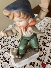 Vintage Hummel-Style Girl with Apple Basket Ceramic Figurine — listing 6