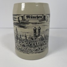 Vintage German-Style Ceramic Beer Stein with Relief Dancing Couple, "Lodge Dance 1958" Commemorative Inscription — listing 3