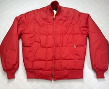 Vintage Tempco Goose Down Insulated Puffer Jacket, Western Yoke, Tan, Size L, listing 2