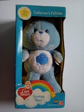 Care Bears Grumpy Bear Plush by Basic Fun (2021), Rain Cloud Belly Badge — listing 6