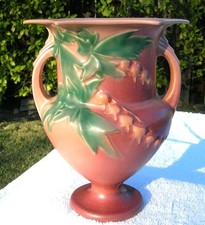 Roseville Pottery Bleeding Heart Jardiniere #651-6 in Pink