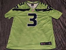 Nike NFL Seattle Seahawks Russell Wilson #3 On Field Jersey, Navy, Size S — listing 3