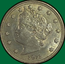 1911 Liberty Head V Nickel, Five Cents — listing 3