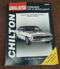 Chilton's Repair & Tune-Up Guide: Camaro 1967 to 1981