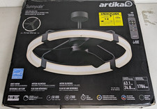 Artika Sunnyvale 28 in LED Ceiling Fan with Remote, Black — listing 6