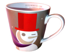 Starbucks Hand-Painted Snowman Christmas Mug, Made in Italy — listing 6
