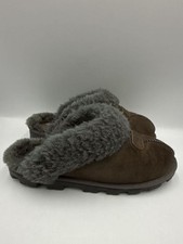 UGG Coquette Grey Suede Sheepskin Slippers — listing 3