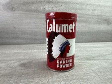 Calumet Baking Powder Advertising Wall Regulator Clock, Reverse-Painted Glass