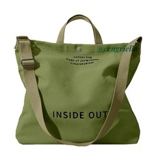 canvas office Green Canvas Tote Office-In-A-Bag with Padded Shoulder Strap — listing 3