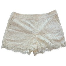 Express Burgundy Crochet Lace Trim Pull-On Shorts — listing 6