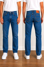Levi's 505 Regular Fit Straight Leg Jeans, Medium Wash, Men's W32 L29 — listing 4