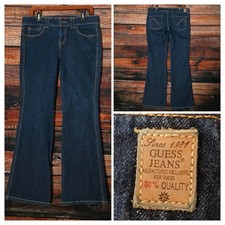 Guess Flared Jeans with Rhinestone Embellished Hem — listing 2