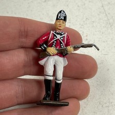 The Guards Toy Soldier Centre Hand-Painted Metal Figure Set of 6, Guards in Blues Uniform