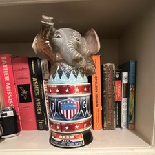 Jim Beam Republican GOP Elephant Whiskey Decanter, Regal China, Trophy Series — listing 2