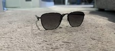 Rag & Bone Aviator Sunglasses with Champagne Crystal Frame and Green Lenses