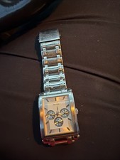 Rectangular Multi-Function Day/Date Fashion Watch with Stainless Steel Bracelet (dial reads 'Montblanc' — authenticity questionable) No markings or generic text — listing 2