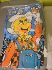Beistle Die-Cut Cardboard Halloween Scarecrow Jointed Decoration with Tissue Paper Arms and Legs, listing 2