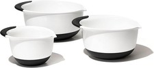 OXO Good Grips 3 Qt Stainless Steel Mixing Bowl with Gray Non-Slip Base