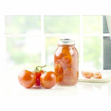 Mason Quart Narrow-Mouth Clear Glass Canning Jar with Embossed "MASON" Lettering — listing 4