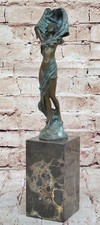 Bronze Sculpture of Seated Nude Woman with Head on Knees, Signed and Numbered /30 — listing 4