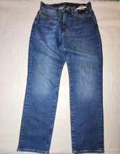 Abercrombie & Fitch A&F Vintage Stretch Straight Jeans, Women's 28W 30L — listing 5