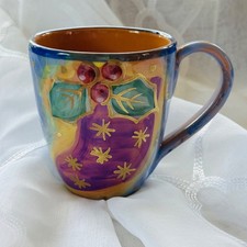Starbucks Hand-Painted Terracotta Christmas Tree Mug, Made in Italy — listing 2