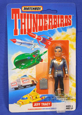 Matchbox Thunderbirds Action Figures Lot of 5 - Brains, Scott Tracy (TB1), Jeff Tracy, Parker, The Hood — listing 2