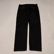 Levi's 502 Regular Taper Men's Black Jeans, W30 L32, listing 6