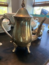Vintage Silverplate Individual Tea Set (Teapot, Creamer, Sugar Bowl with Lid) — listing 3