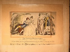 Antique 18th Century Engraved Sheet Music "The Lovely Betrayers" - Framed (11 x 14) — listing 2