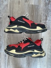 Balenciaga Triple S Allover Logo Sneakers Red — listing 6