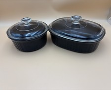 CorningWare 1 Qt Casserole Dish (P-1-B), Starburst/Atomic Backstamp — listing 2