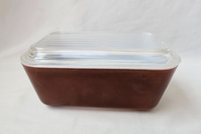 Vintage Pyrex 502 Blue Refrigerator Dish with Ribbed Glass Lid (1.5 Pint) — listing 2