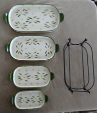 Temp-tations Old World 4-Section Divided Serving Dish with Center Handle — listing 6
