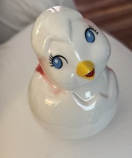 Spritz Ceramic Easter Chick Figurine with Blue Eyes and Yellow Beak — listing 2
