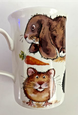 Roy Kirkham 'Country Mice' Fine Bone China Mug with Poppy & Wheat Field Mouse Design — listing 6