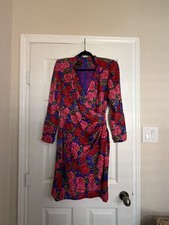 Vintage 1980s Silk Studio for Petites Floral Silk Drop-Waist Tiered Dress, Size 4 Petite — listing 6
