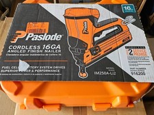 Paslode 3250/65 F16 16 Gauge Pneumatic Finish Nailer with Case and Manual