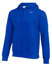 Nike Sportswear Club Fleece Pullover Hoodie Blue Men's Small — listing 5