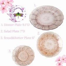 Jeannette Cherry Blossom Pink Depression Glass Cup and Saucer — listing 5