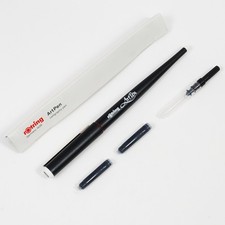 Rotring Art Pen Calligraphy Fountain Pen, Matte Black