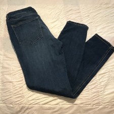 LC Lauren Conrad Women's Light Wash Distressed Denim Trucker Jacket, Size M — listing 5