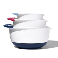 OXO Good Grips 3 Qt Stainless Steel Mixing Bowl with Gray Non-Slip Base — listing 6