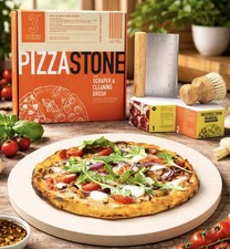 Round Ceramic Pizza/Baking Stone, Unmarked — listing 2