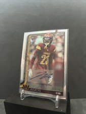 2025 Topps Chrome Trey Amos Rookie Refractor Autograph /499 Commanders